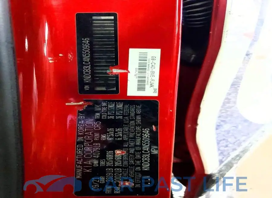 KNDCB3LC4N5509646# 12