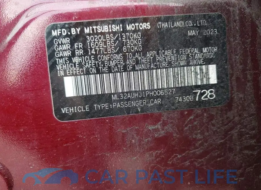 ML32AUHJ1PH006527# 12