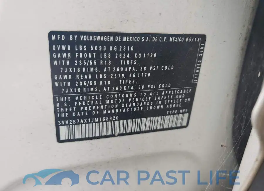 3VV2B7AX1JM168320# 13