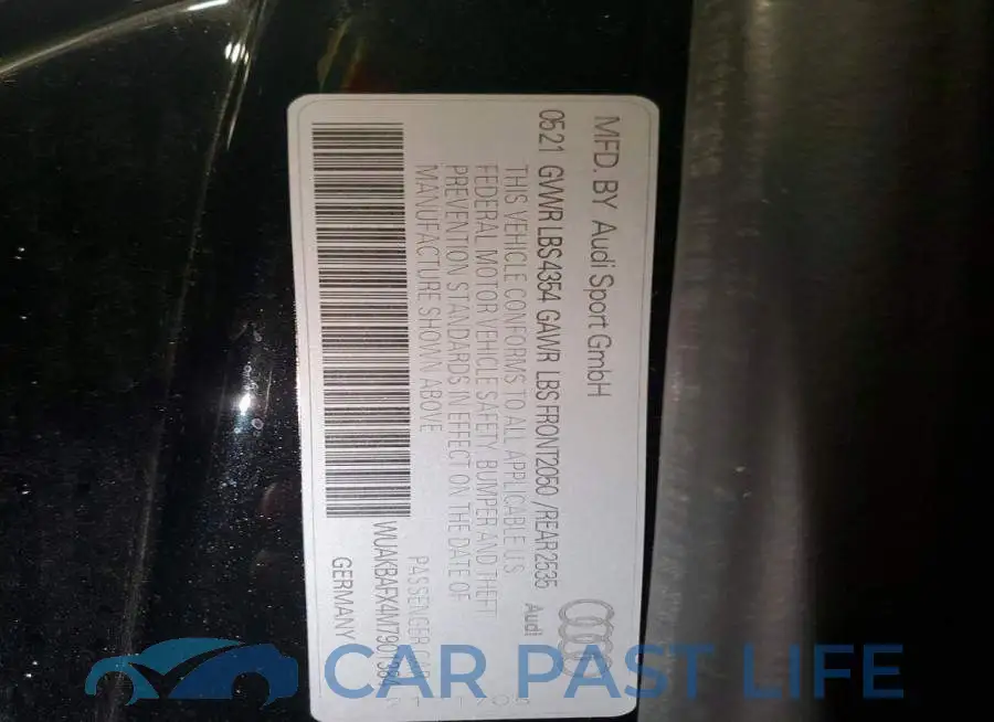 WUAKBAFX4M7901384# 12