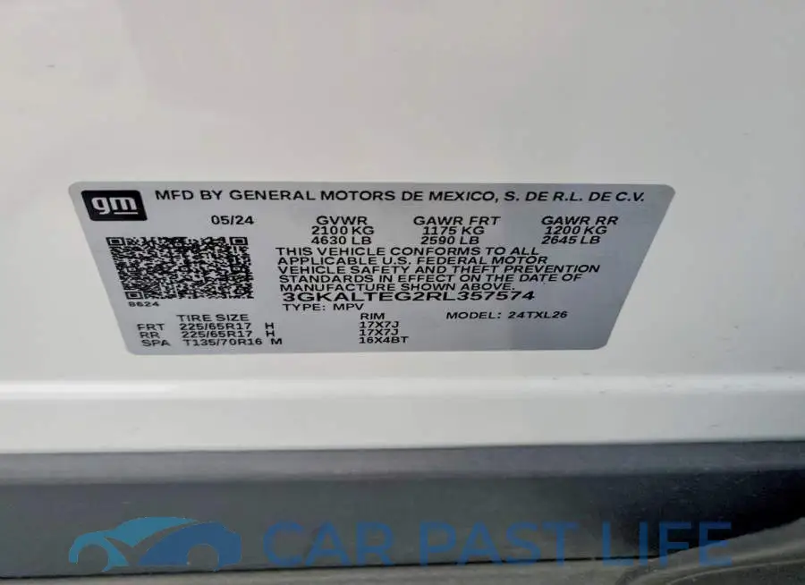 3GKALTEG2RL357574# 13