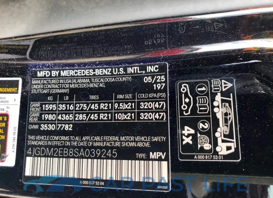 4JGDM2EB8SA039245# 13