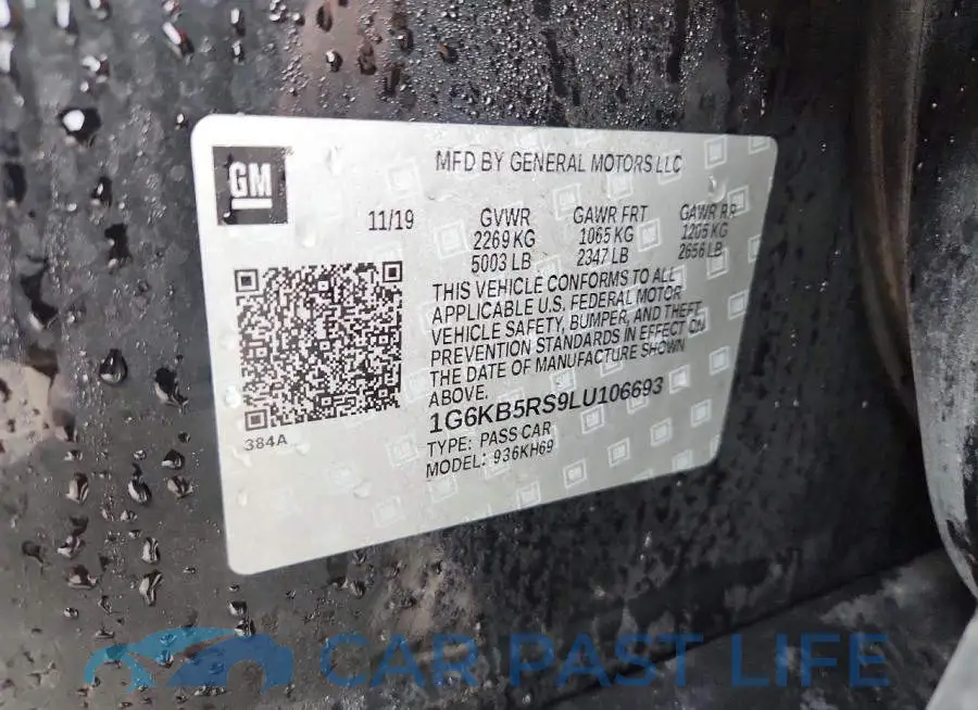 1G6KB5RS9LU106693# 12