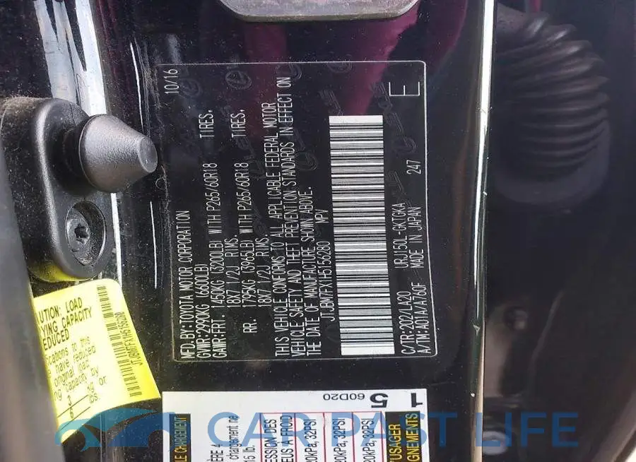 JTJBM7FX1H5156280# 13