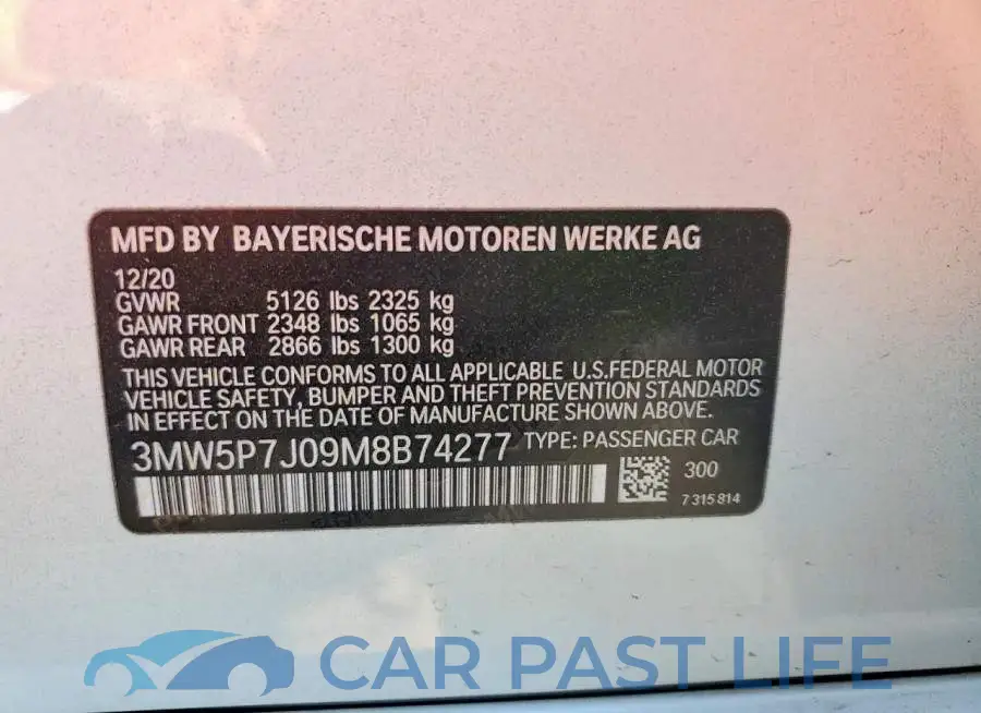 3MW5P7J09M8B74277# 13