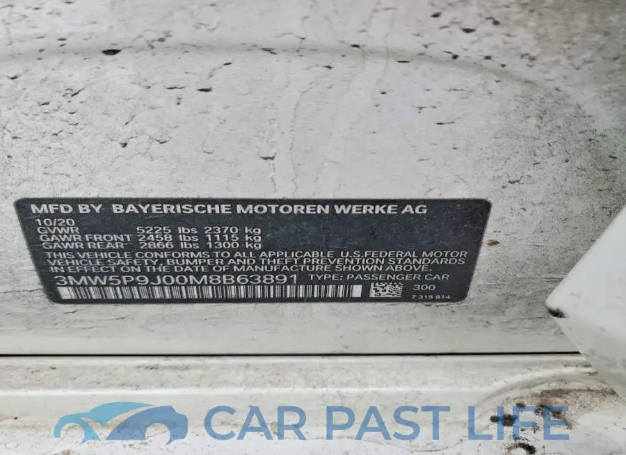 3MW5P9J00M8B63891# 12