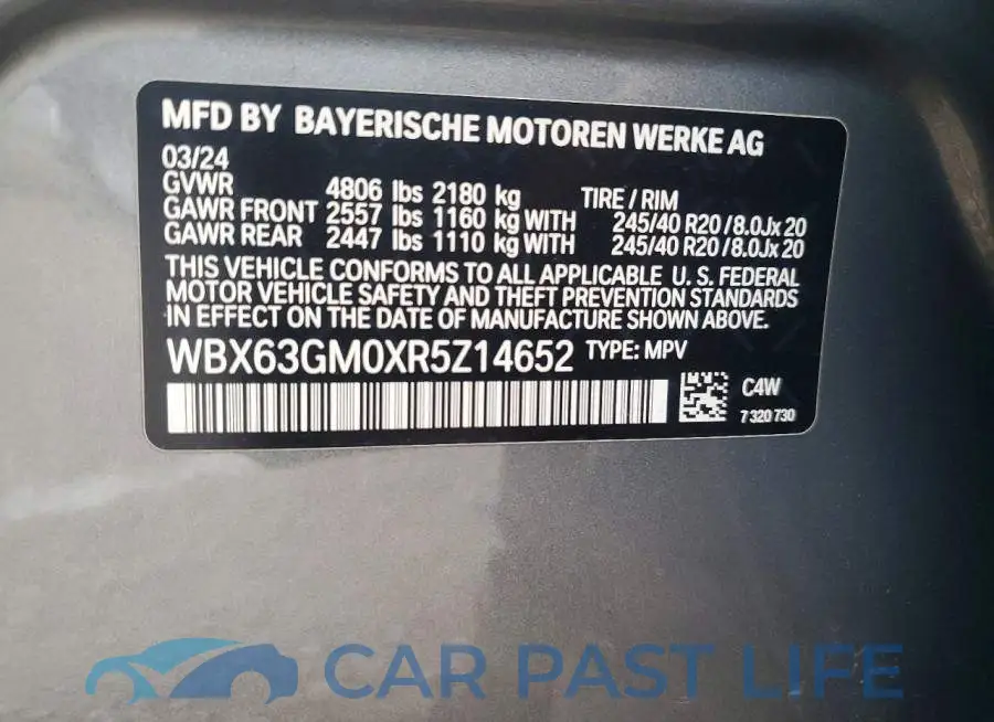 WBX63GM0XR5Z14652# 13