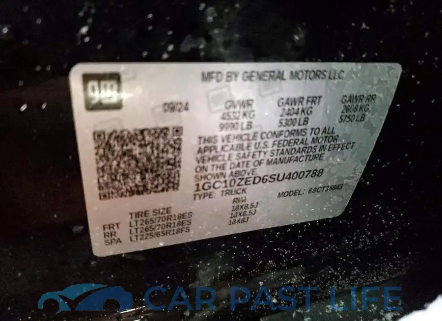 1GC10ZED6SU400788# 12