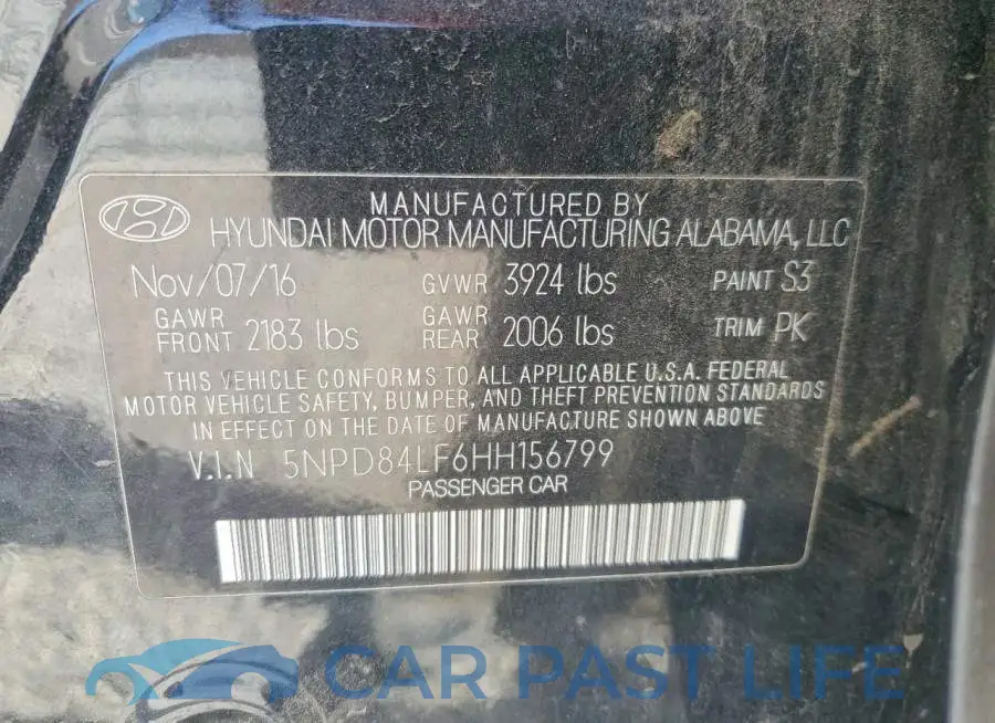 5NPD84LF6HH156799# 13