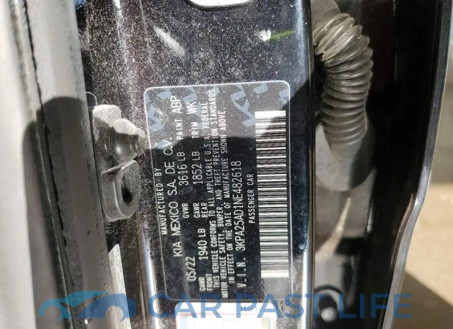 3KPA25AD1NE482618# 14