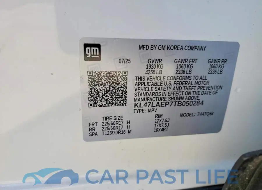 KL47LAEP7TB050284# 13
