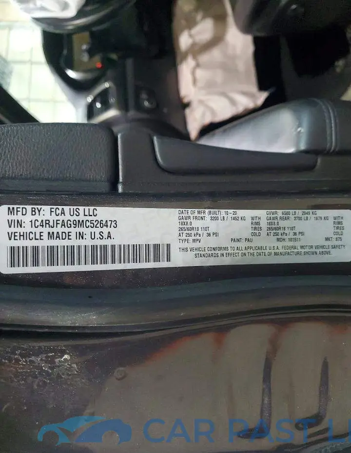 1C4RJFAG9MC526473# 13