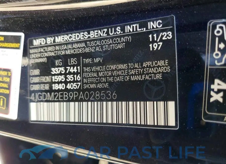 4JGDM2EB9PA028536# 13