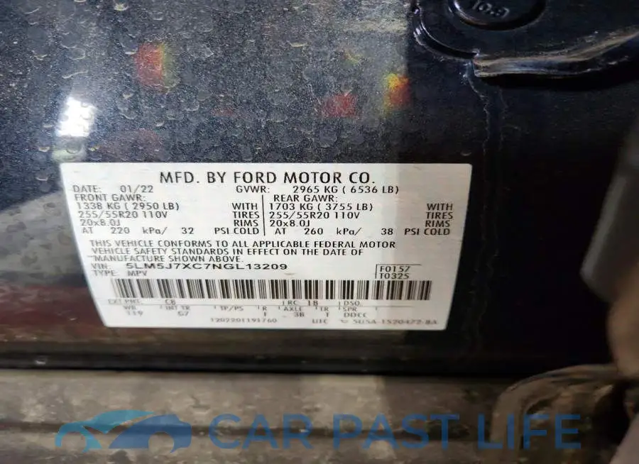 5LM5J7XC7NGL13209# 13