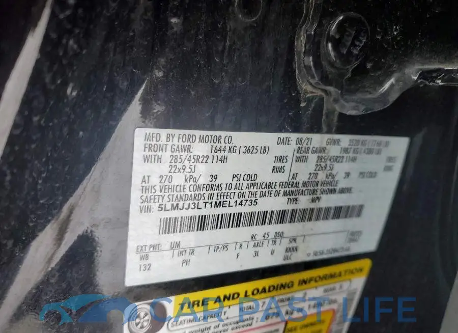 5LMJJ3LT1MEL14735# 14