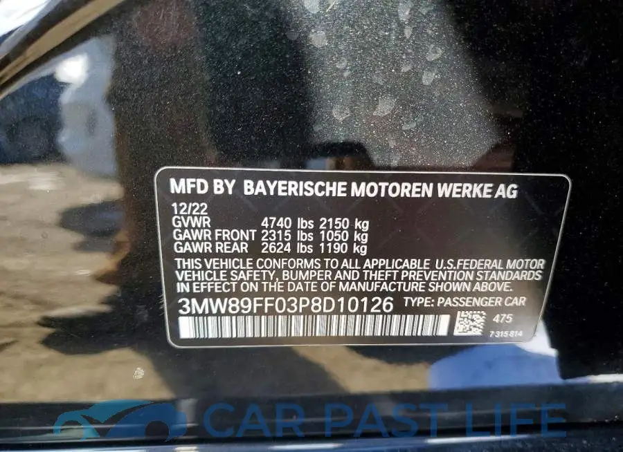 3MW89FF03P8D10126# 13