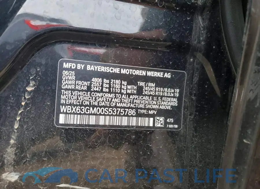 WBX63GM00S5375786# 12
