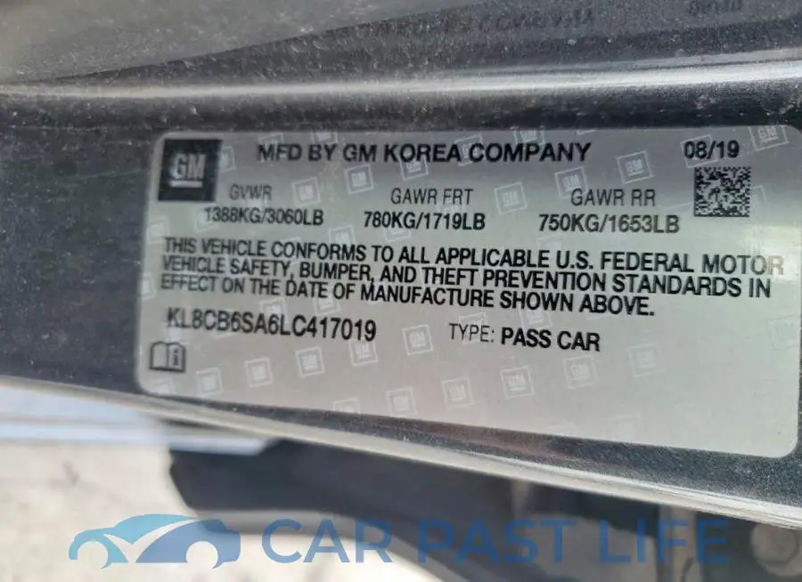 KL8CB6SA6LC417019# 13