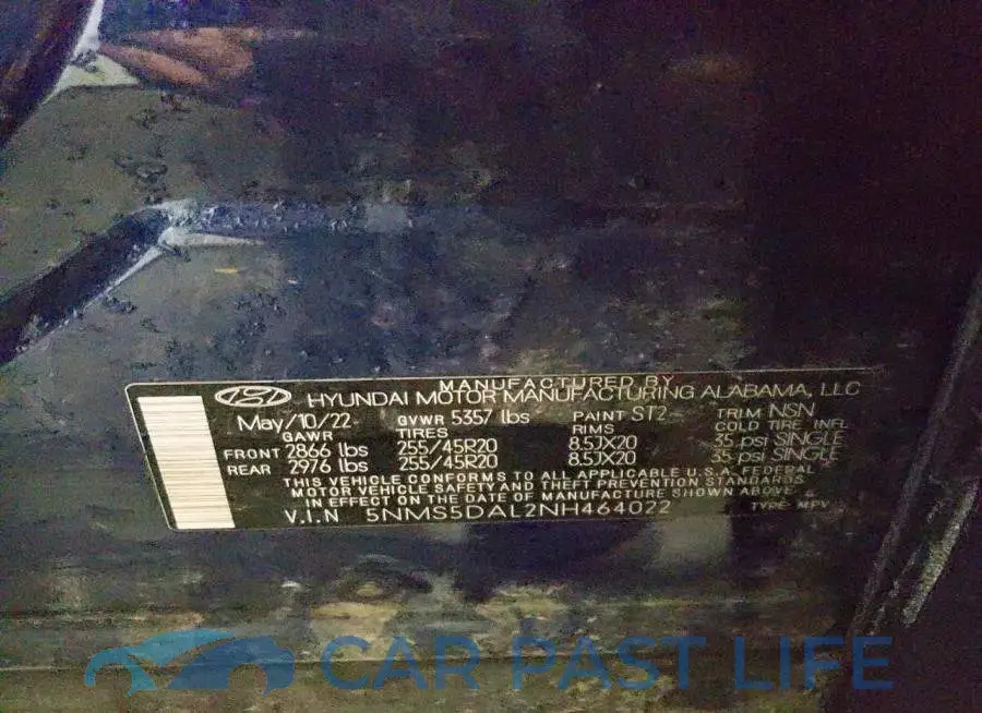 5NMS5DAL2NH464022# 13