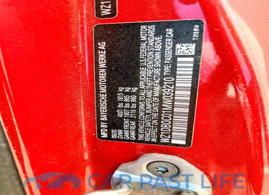 WZ1DB0C01MW039210# 12
