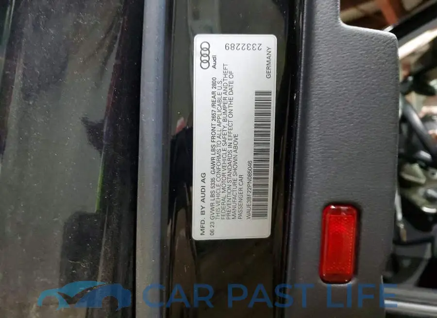 WAUE3BF22PN085046# 13