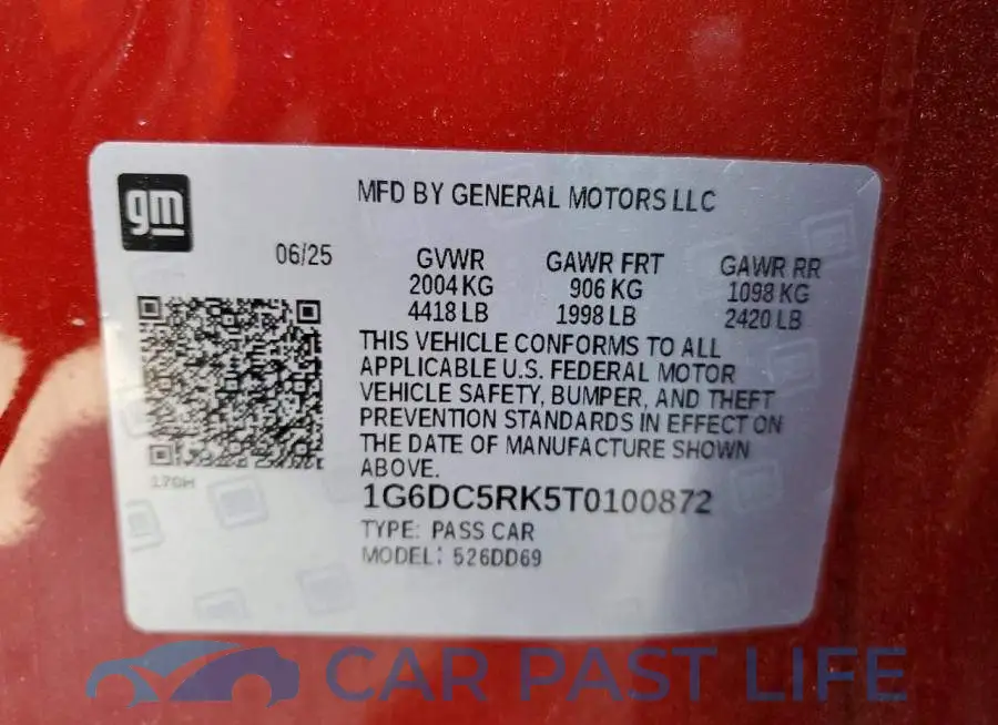 1G6DC5RK5T0100872# 12