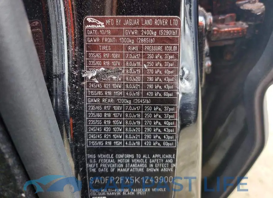 SADFP2FX5K1Z43900# 13