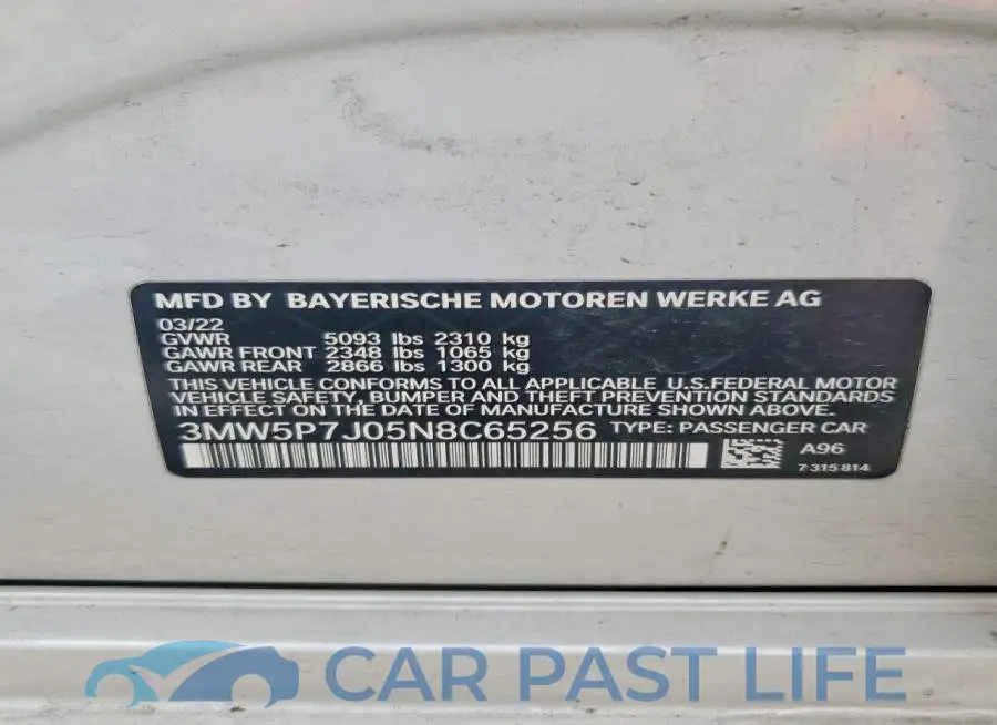3MW5P7J05N8C65256# 12