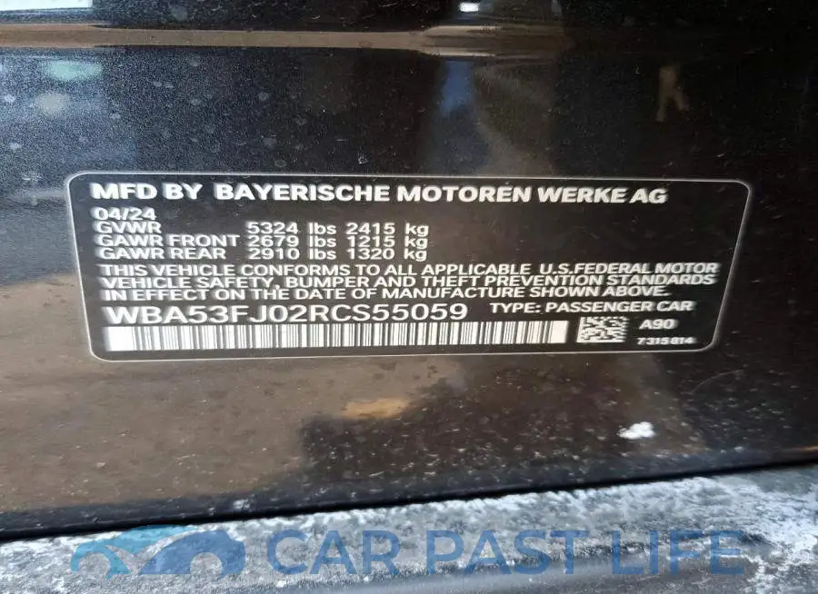 WBA53FJ02RCS55059# 13
