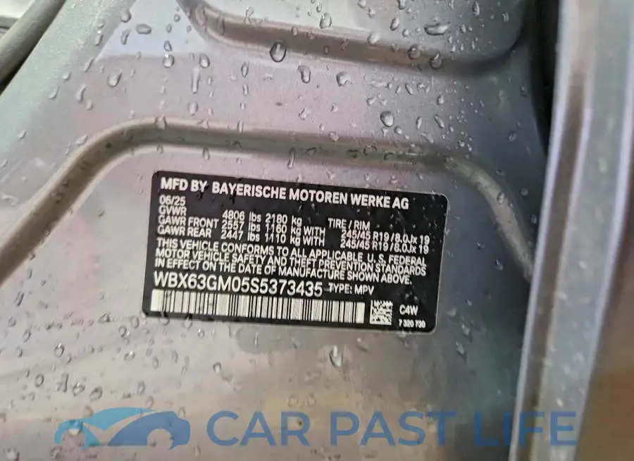 WBX63GM05S5373435# 13