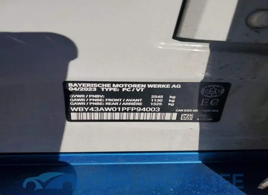 WBY43AW01PFP94003# 13