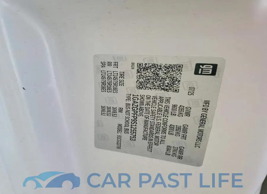 1GAZGPFP9S1255753# 14