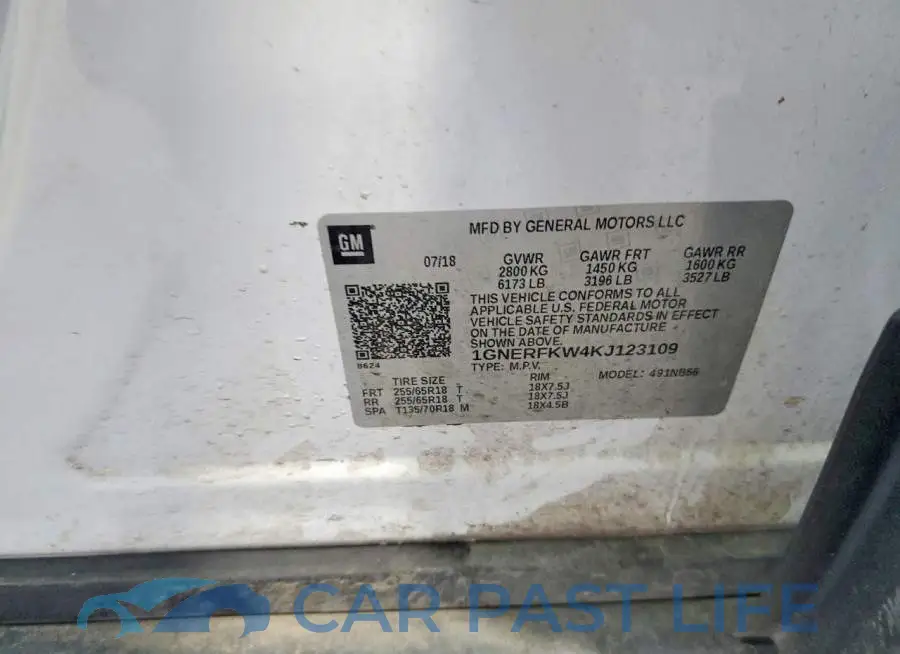 1GNERFKW4KJ123109# 13