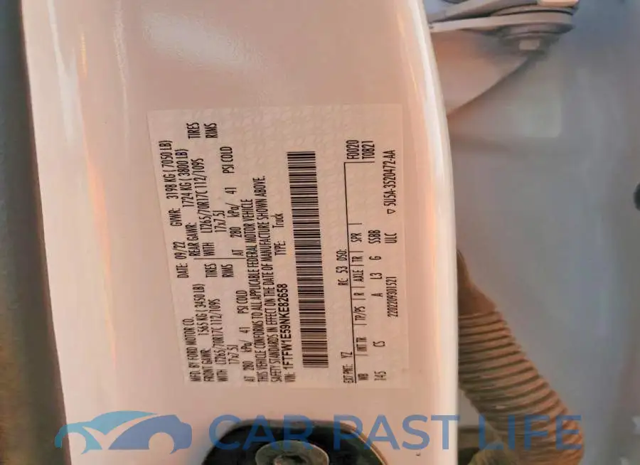 1FTFW1E59NKE82658# 12