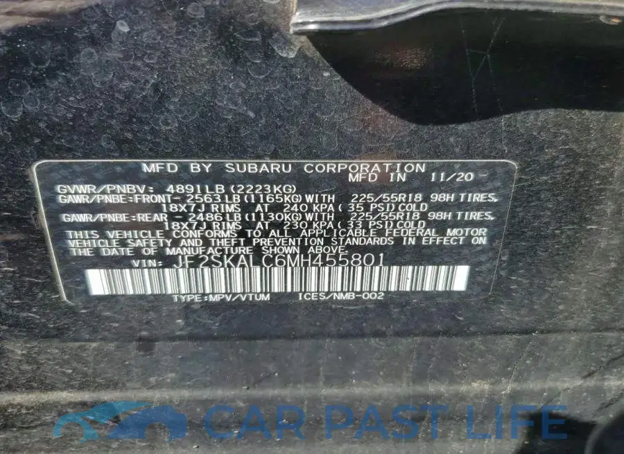 JF2SKALC6MH455801# 14