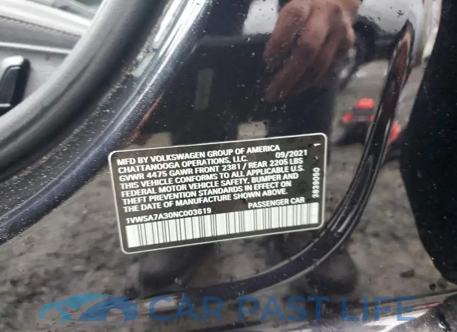 1VWSA7A30NC003619# 12