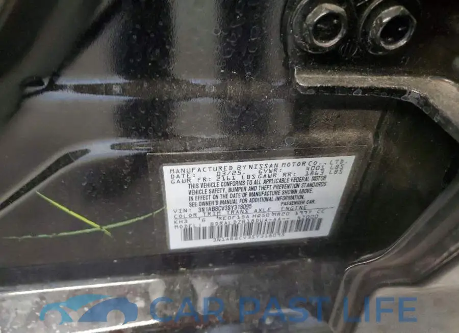 3N1AB8CV3SY318095# 12