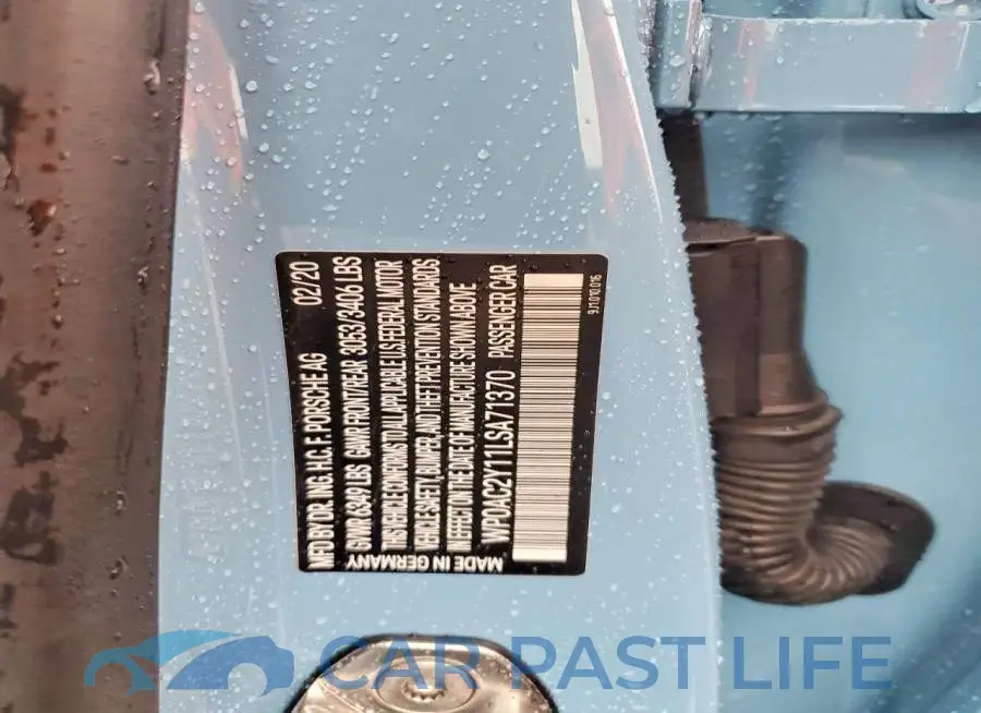WP0AC2Y11LSA71370# 12