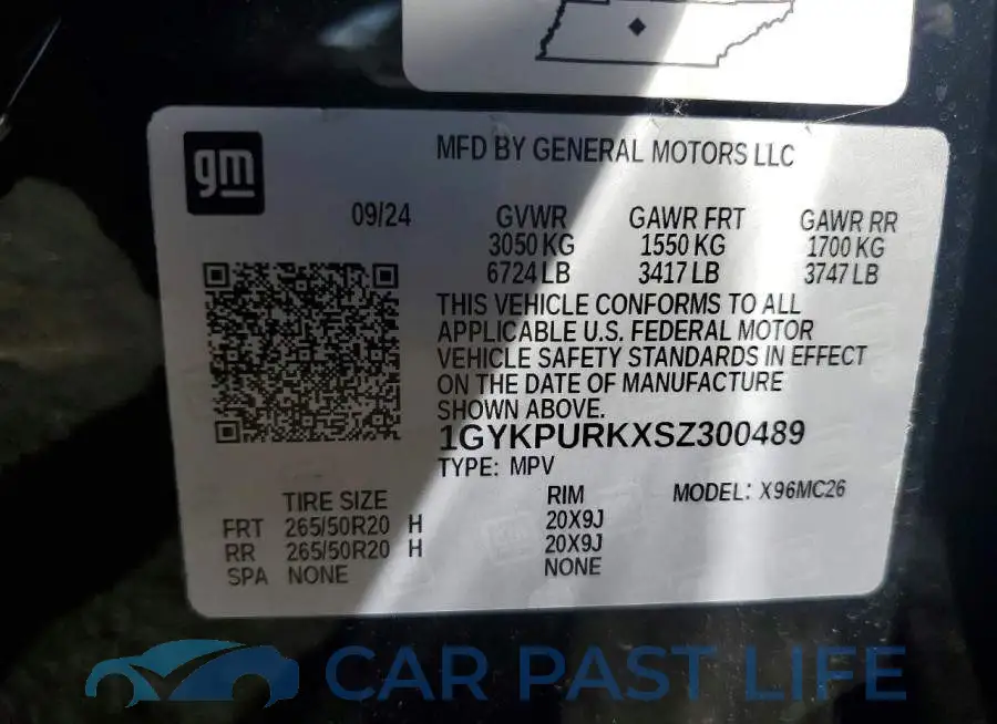 1GYKPURKXSZ300489# 13