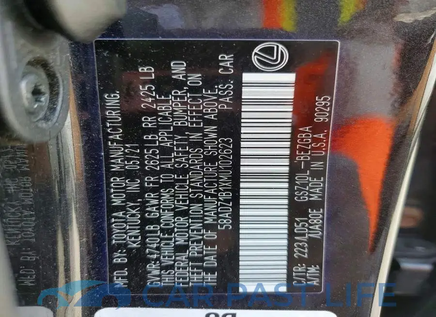 58ADZ1B1XMU102623# 13