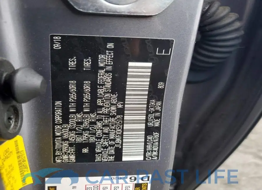 JTJBM7FX0K5215178# 12
