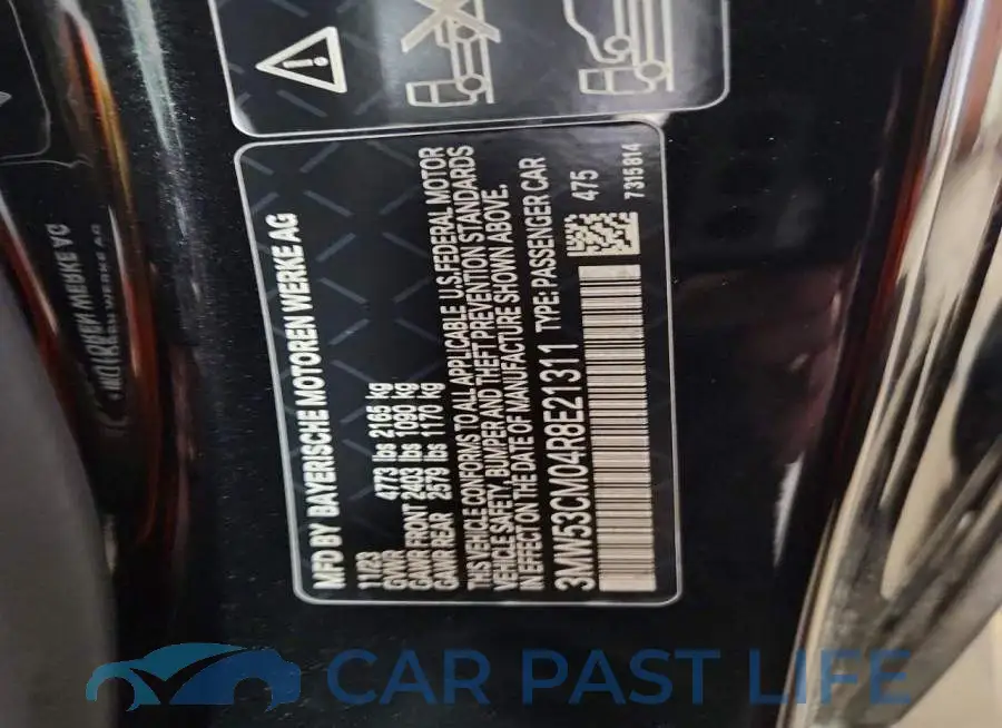 3MW53CM04R8E21311# 12