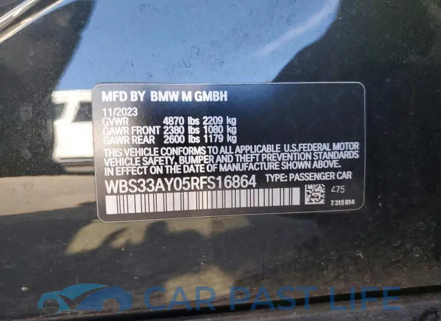 WBS33AY05RFS16864# 13