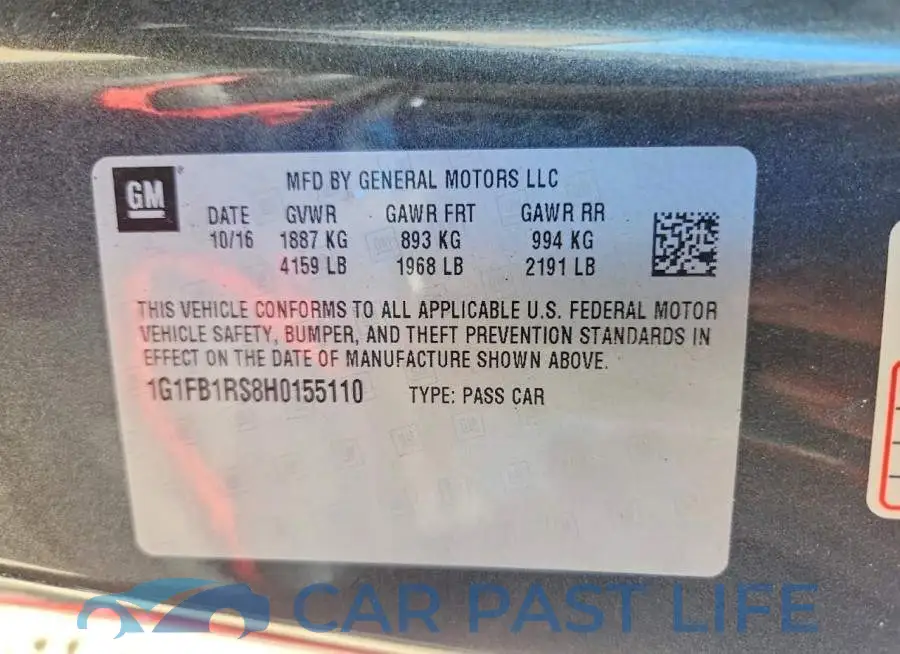 1G1FB1RS8H0155110# 12