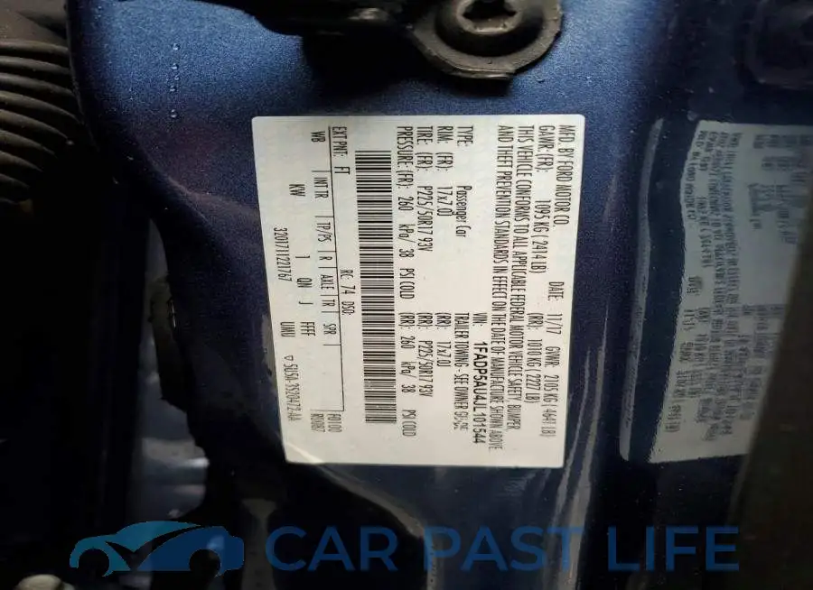 1FADP5AU4JL101544# 13