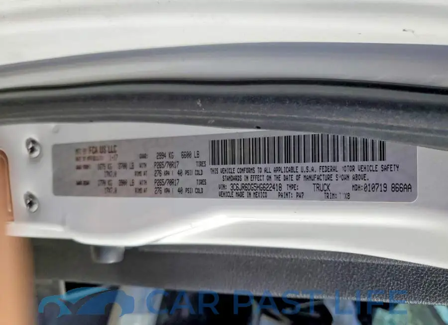 3C6JR6DG5HG622418# 12