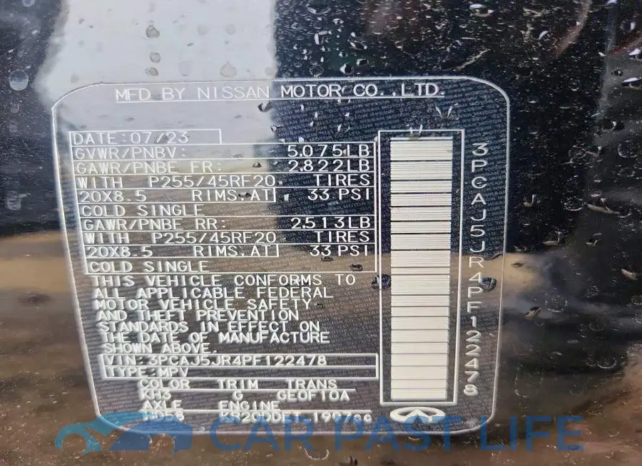 3PCAJ5JR4PF122478# 12