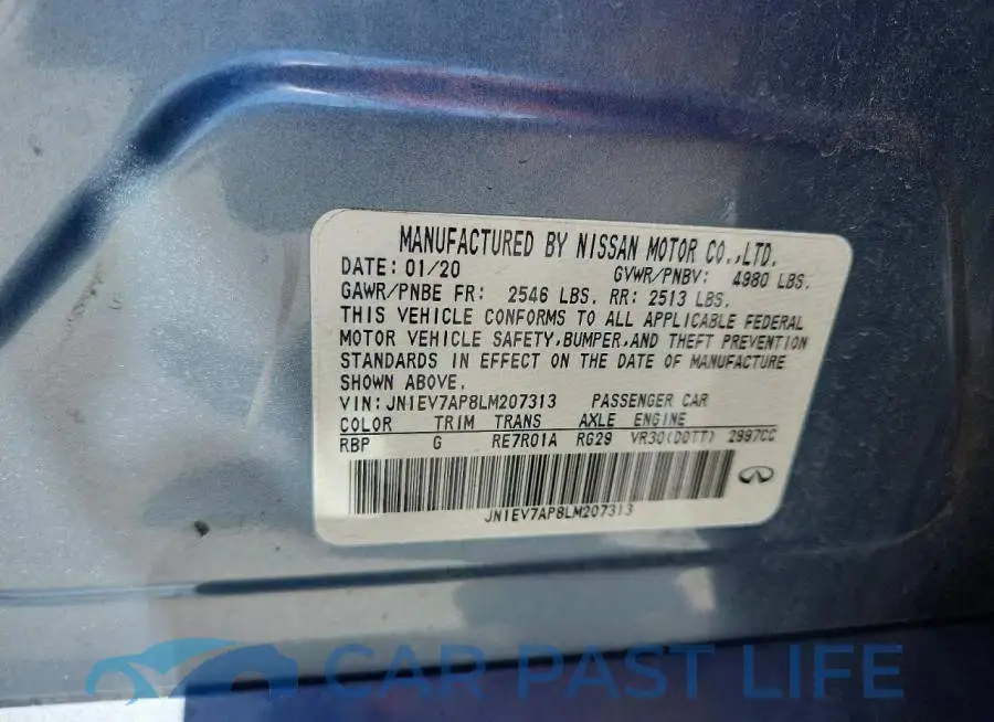 JN1EV7AP8LM207313# 12