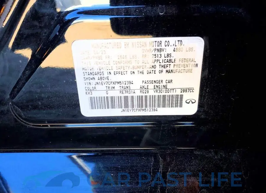 JN1EV7CPXPM512394# 12