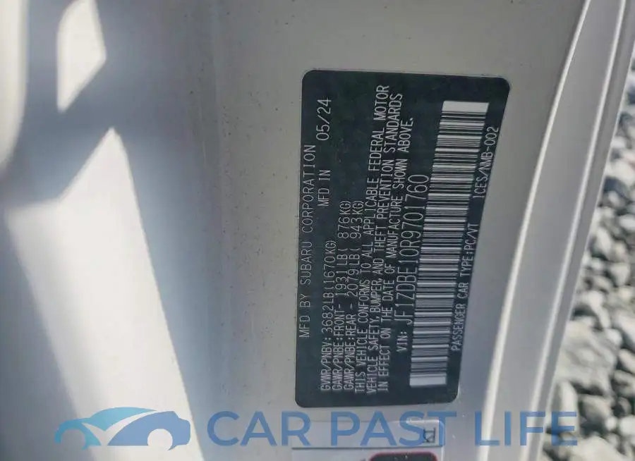 JF1ZDBE10R9701760# 12